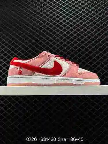 StrangeLove x Nike SB Dunk Low" Valentine&# x27; S Day" Dunk Dunk Series Low Top Class