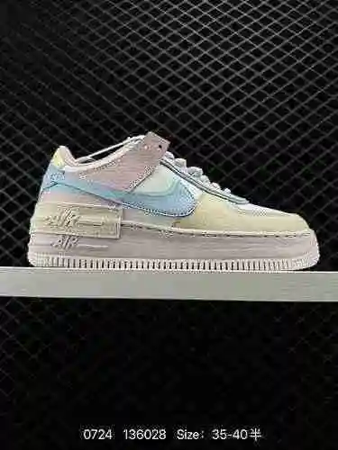 4 Nike/Nike Air Force Shadow Nuevo diseño deconstructivo para niñas Macaron Air Force One Zapatos de