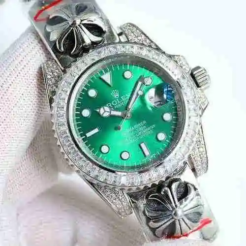 Reloj Rolex para hombre combinado con movimiento mecánico original completamente automático Caja de 