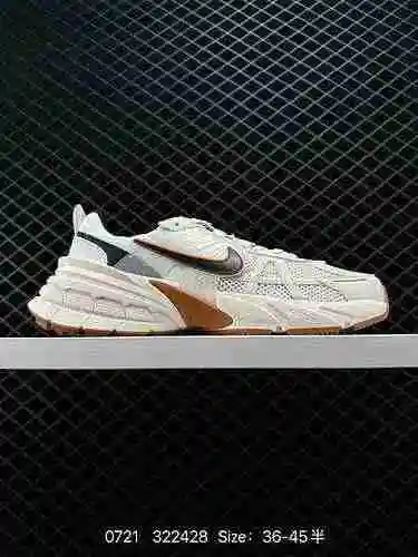 4 Nk V2K Runtekk "Summit White Metallic Silver" '3XL Zapatilla para correr vintage baja an