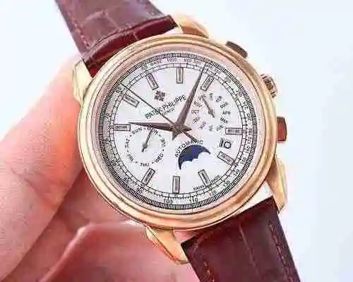 Reloj Patek Philippe para hombre combinado con movimiento mecánico original completamente automático