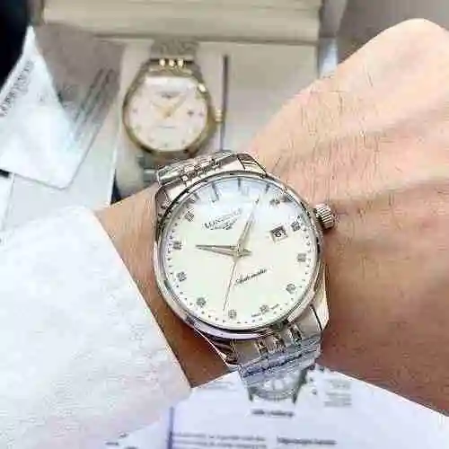 Reloj Longines para hombre combinado con movimiento mecánico original completamente automático Caja 