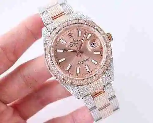 Reloj Rolex para hombre combinado con movimiento mecánico original completamente automático Caja de 