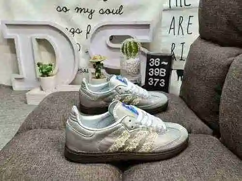 373DMales Bonner X Adidas Samba Co-branding retro sneakers Simple color matching this year's hot liq
