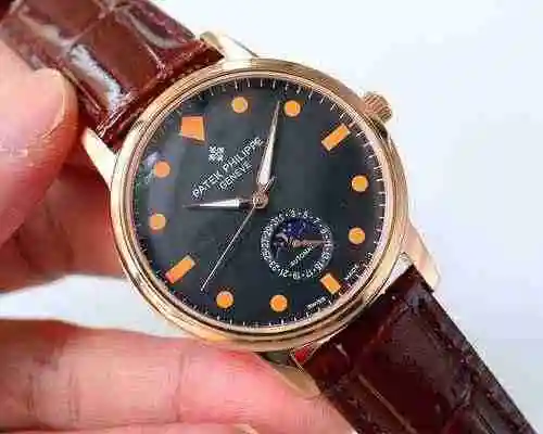 Reloj Patek Philippe para hombre combinado con movimiento mecánico original completamente automático