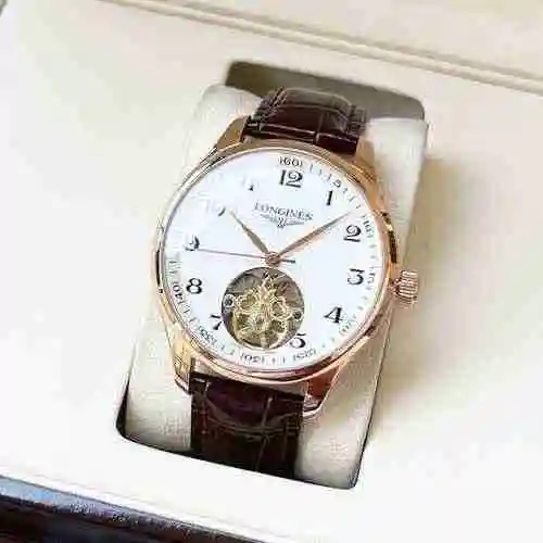 Reloj Longines para hombre combinado con movimiento mecánico original completamente automático Caja 