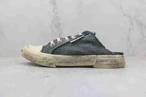B70 | Soporte para almacenar OK Balenciaga Balenciaga Paris zapatos de lona con cordones, parte supe