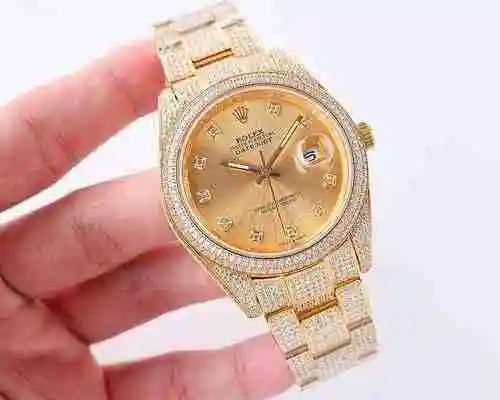 Reloj Rolex para hombre combinado con movimiento mecánico original completamente automático Caja de 