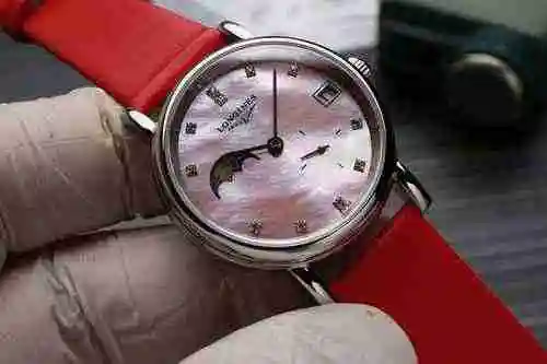 Reloj Longines para mujer con movimiento mecánico original totalmente automático, caja de acero de p