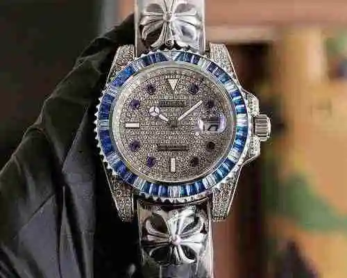 Reloj Rolex para hombre combinado con movimiento mecánico original completamente automático Caja de 