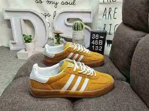 132D company grade true standard half size adlidas origins Gazelle Indoor casual wear resistant ligh