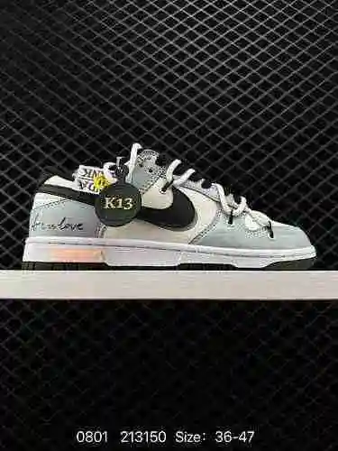 25 zapatos de tabla informales con parte superior baja y correa Robinson SB personalizados Nk Dunk L
