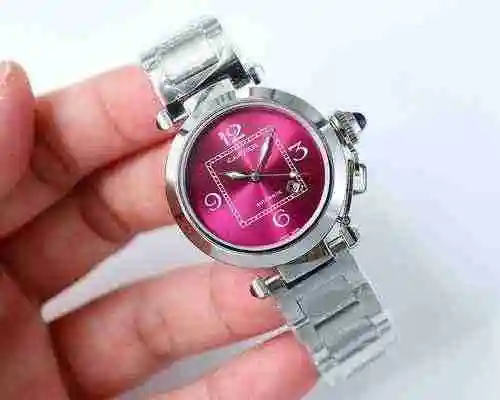Reloj Cartier Reloj para mujer combinado con movimiento mecánico original completamente automático C