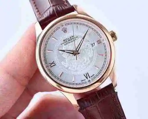 Reloj Rolex para hombre combinado con movimiento mecánico original completamente automático Caja de 
