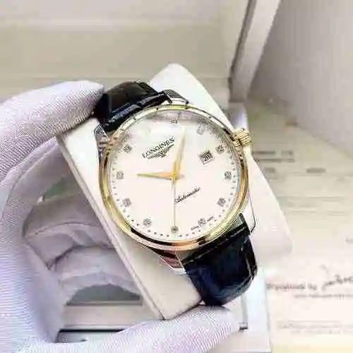 Reloj Longines para hombre combinado con movimiento mecánico original completamente automático Caja 
