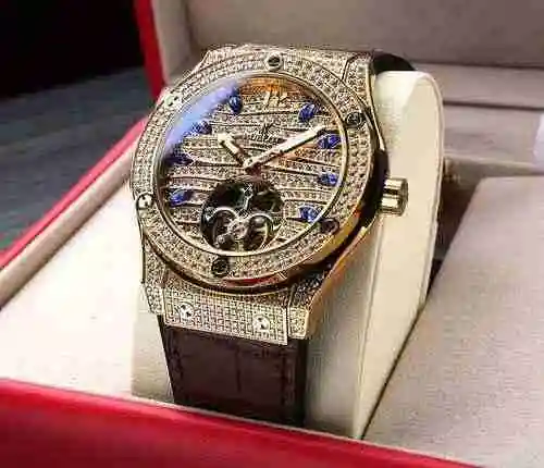 Yubo Watch Reloj para hombre combinado con movimiento mecánico original completamente automático Caj