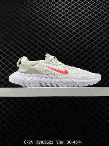 Nike Free Run 5 Nike Barefoot 5 Azul Naranja Material reciclable Zapatillas deportivas ligeras y tra