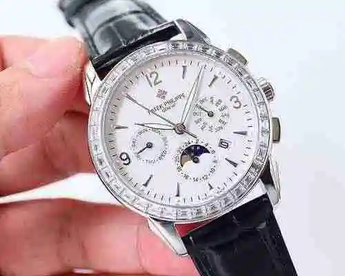 Reloj Patek Philippe para hombre combinado con movimiento mecánico original completamente automático