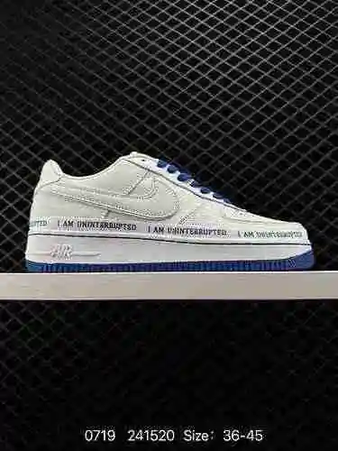 Zapatilla casual Nike Air Force Low Air Force One de caña baja. El rendimiento de amortiguación suav
