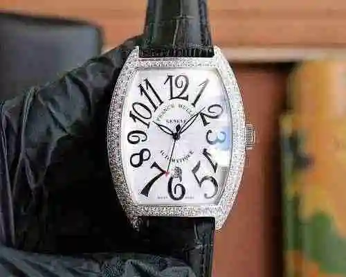 Frank Watch Reloj para hombre emparejado con movimiento mecánico original completamente automático C