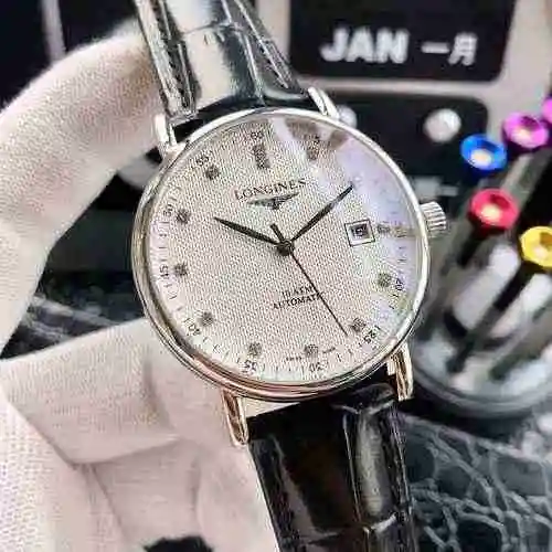 Reloj Longines para hombre combinado con movimiento mecánico original completamente automático Caja 