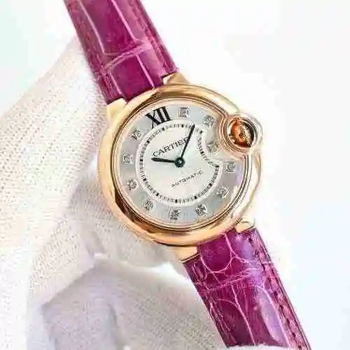 Reloj Cartier Reloj para mujer combinado con movimiento mecánico original completamente automático C