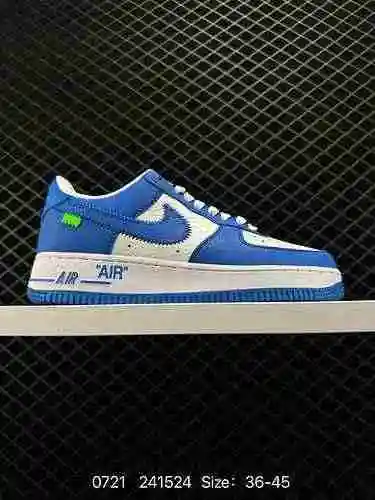 2 Auténticas zapatillas casual Nike Air Force Low Air Force One de caña baja. El rendimiento de amor