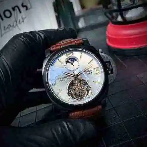 Reloj Peinahai Reloj para hombre combinado con movimiento mecánico original completamente automático