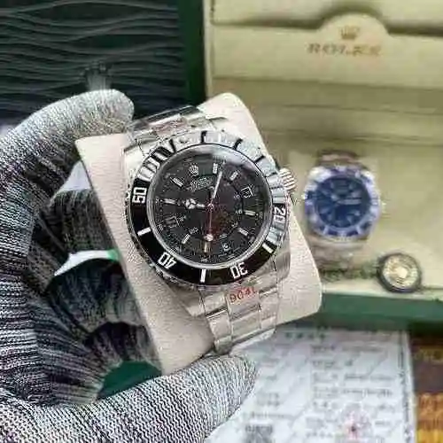 Reloj Rolex para hombre combinado con movimiento mecánico original completamente automático Caja de 