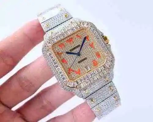 Reloj Cartier Reloj para hombre combinado con movimiento mecánico original completamente automático 
