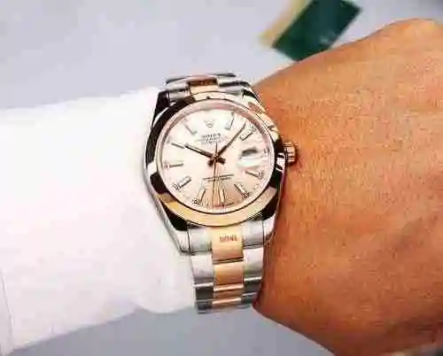 Reloj Rolex para hombre combinado con movimiento mecánico original completamente automático Caja de 