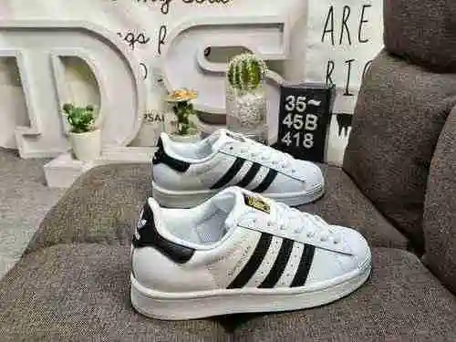 418DAdidas Clover Originals Superstar Shell Head Classic Versatile Casual Sports Board Shoes Made wi