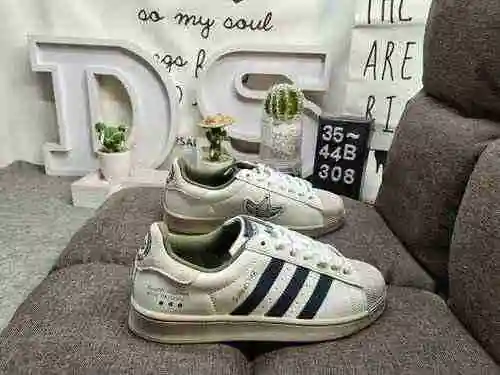 308DAdidas Three Leaf Grass Originals Superstar Shell Head Classic Versatile Casual Sports Board Sho