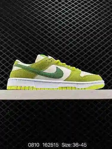 75 Nike Nk SB Dunk Low "Green Apple" Apple Green SB Zapato de tabla deportivo informal de 