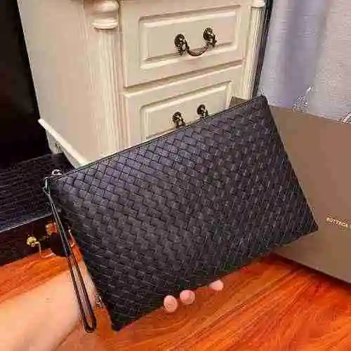 Bolso de mano para hombre BV hecho de material de lona importado, bolsa de regalo de entrega de alta