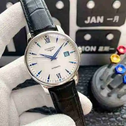 Reloj Longines para hombre combinado con movimiento mecánico original completamente automático Caja 