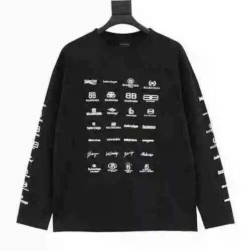 BLCG printed with classic logo on long sleeved T-shirt