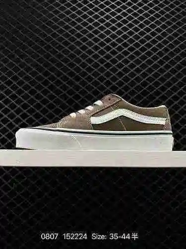2. Definición: Simple y versátil, muy recomendable‼ Vans Vans oficial SK8-Low texturizado verde marr