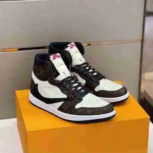Marca LV Co * Código de calzado para hombre: 0328B70 Tamaño: 38-45 (45 se puede personalizar)