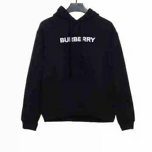 Burberry Sudadera con capucha básica con logo y letras