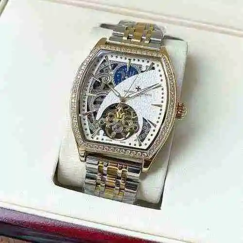 Jiangshi Danton Watch Reloj para hombre combinado con movimiento mecánico original completamente aut