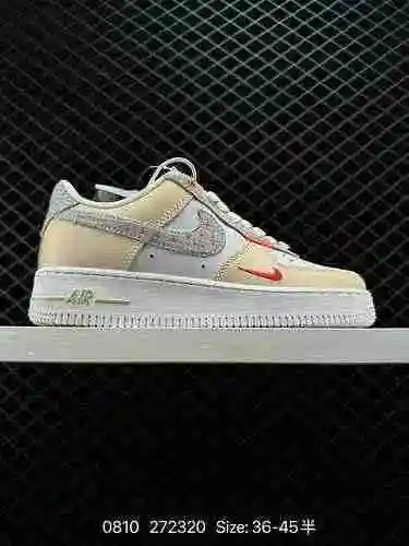 Fuerza Aérea&# x27; 7 zapatos de tabla casuales Low Air Force No.1, horma original, cartón origi