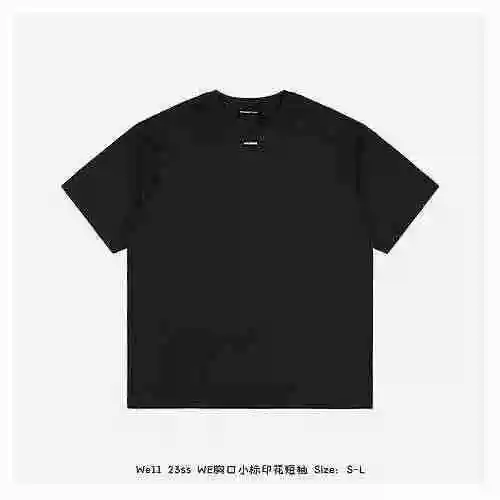 We11 23ss WE Chest Small Label Printed Short Sleeve
