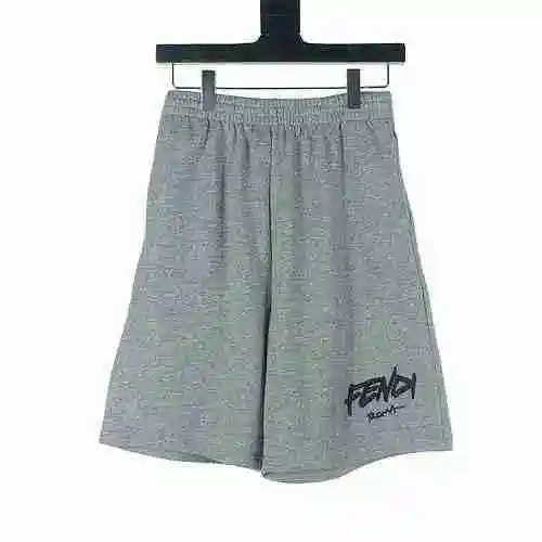FENDI/Fendi FD embroidered letter shorts