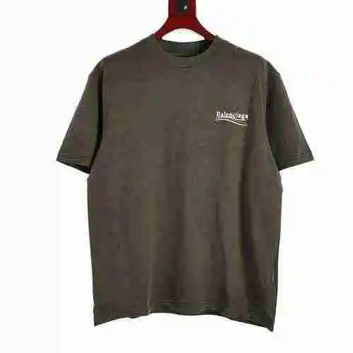 Balenciaga Camiseta Manga Corta Balenciaga 23SS Classic Army Green Cola