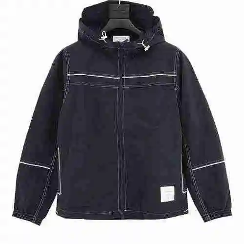 TB line nylon woven trench coat