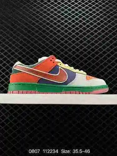 7 Nike SB Dunk Low Dunk Series zapatos de skate deportivos informales de caña baja Hechos de cuero s