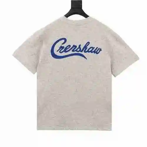 Fear of God Double Thread ESSENTIALS Co branded TMC LA Charity Exclusive Embroidery Patch Short Slee