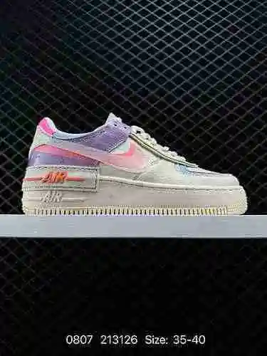 Nike Air Force Shadow de nivel superior de 3 empresas, nueva combinación de colores, zapatos de tabl