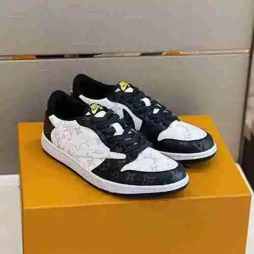 Marca LV Co * Código de calzado para hombre: 0328B60 Tamaño: 38-45 (45 se puede personalizar)